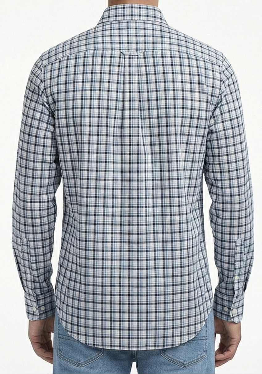 👕 Lacoste Men’s Classic Fit Checkered Shirt – Premium Quality