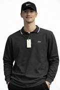 Lacoste Full Sleeve T-Shirt - Dark Grey