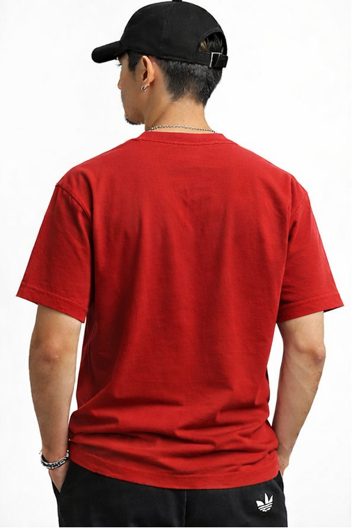 🔥 Adidas Originals Graphic T-Shirt – Red