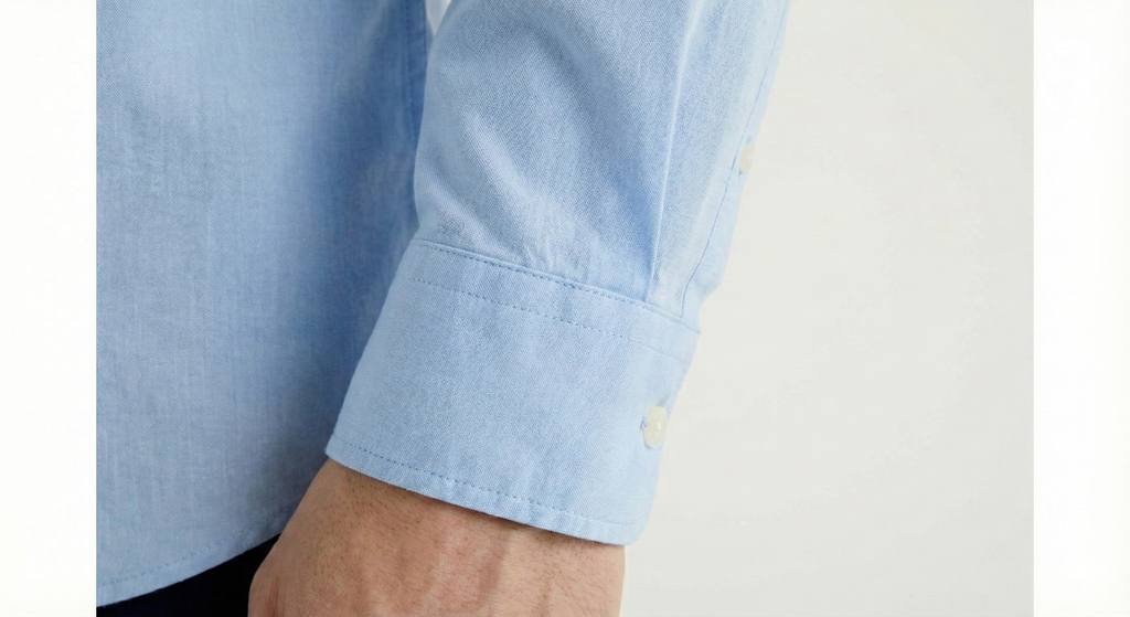 Men's Solid Sky Blue Casual Shirt | 100% Cotton
