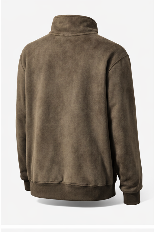 Men’s Full-Zip Collar Hoodie – Premium Fleece Jacket