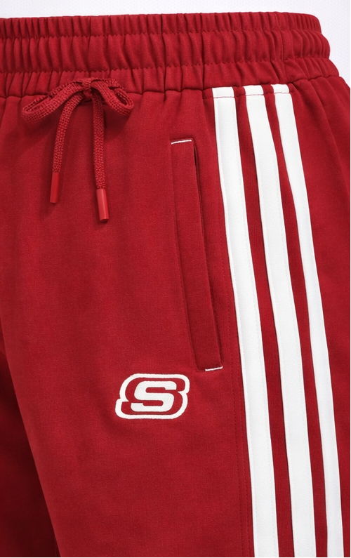 S Activewear Classic Stripe Track Pants – Red