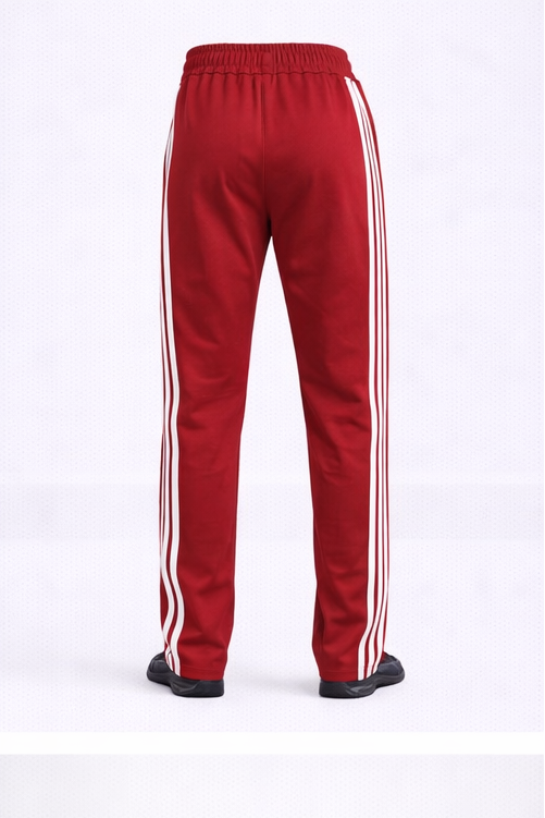 S Activewear Classic Stripe Track Pants – Red