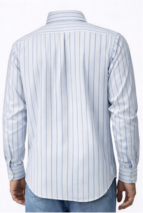 Polo Ralph Lauren Men’s Custom Fit Striped Oxford Shirt - Dummy