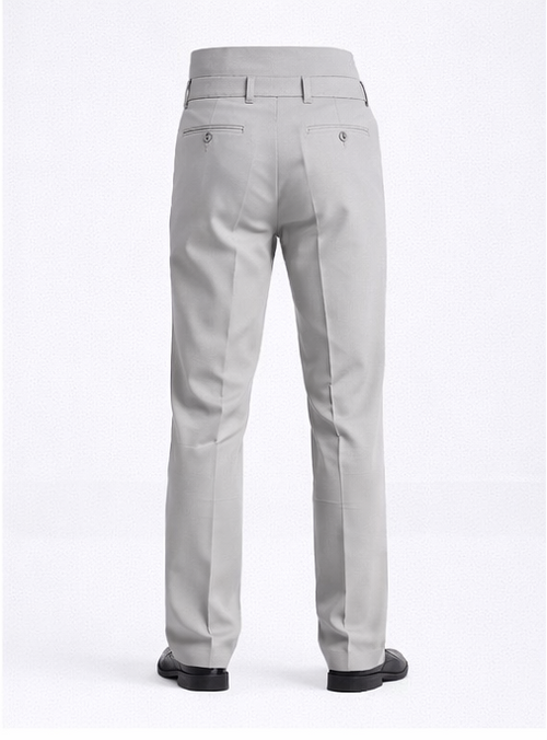 Allen Solly Men’s Straight Fit Formal Trousers – Light Grey