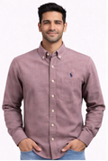 Polo Ralph Lauren Men’s Custom Fit Oxford Shirt – Dusty Rose