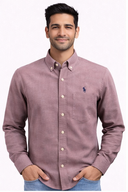 Polo Ralph Lauren Men’s Custom Fit Oxford Shirt – Dusty Rose