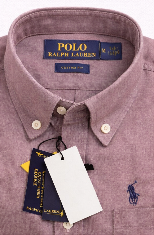 Polo Ralph Lauren Men’s Custom Fit Oxford Shirt – Dusty Rose